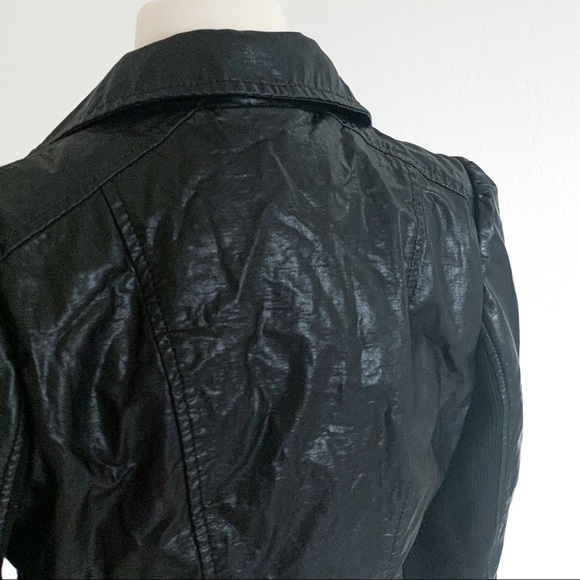 NWT LA COALITION Black Vegan Leather Jacket - Picture 12 of 16
